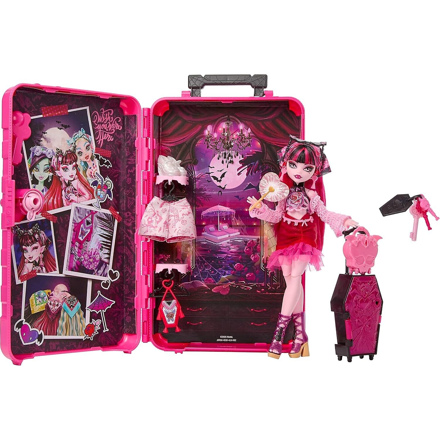 Monster High - Skulltimate Secrets Gore-Geous Oasis Playset Draculaura Doll and Accessories - Mattel