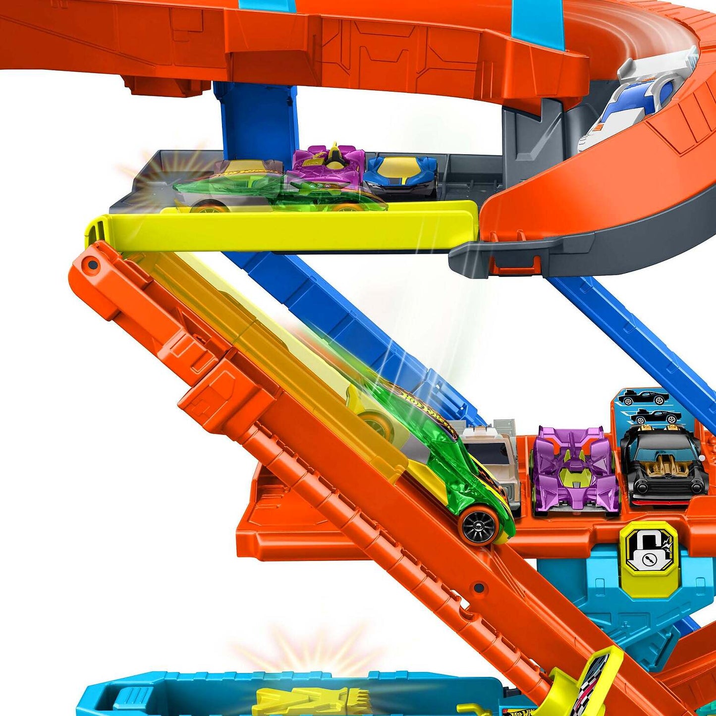 Hot Wheels - City Transforming Stunt Garage - Mattel