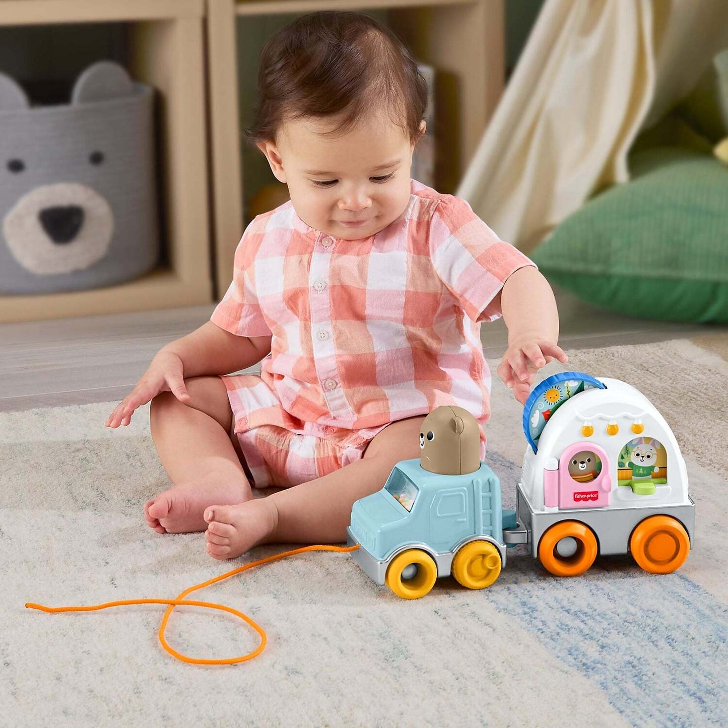 Fisher-Price - Friendship Forest Pull-Along Camper Playset - Mattel