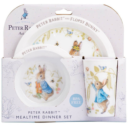 Peter Rabbit - Mealtime Dinner Set 3pc - Jasnor