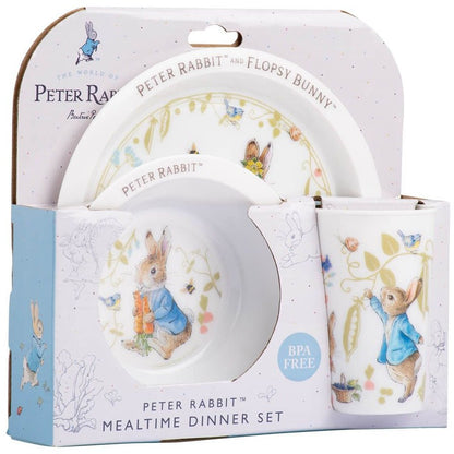 Peter Rabbit - Mealtime Dinner Set 3pc - Jasnor