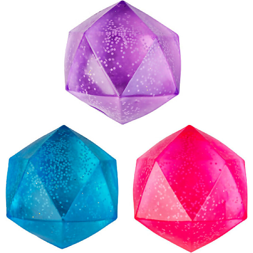 Smoosho's - Glow In The Dark Super Squeeze Polyhedron (1x Assorted Colour Chosen at Random)