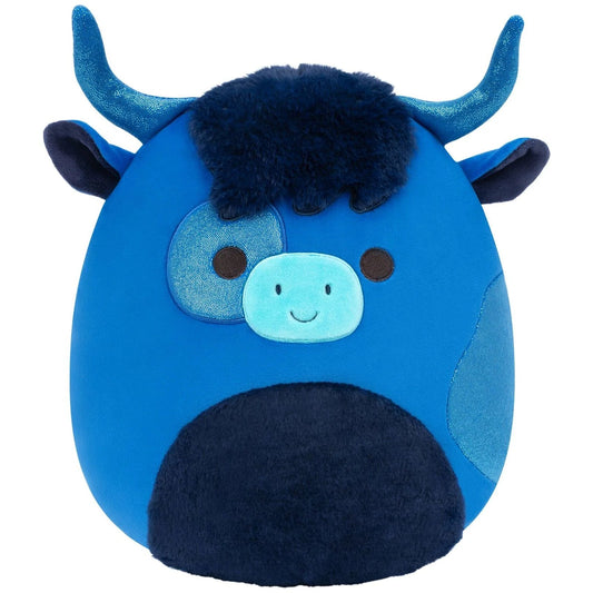 Squishmallows - Osgood Dark Blue Highland Cow 10-Inch Plush