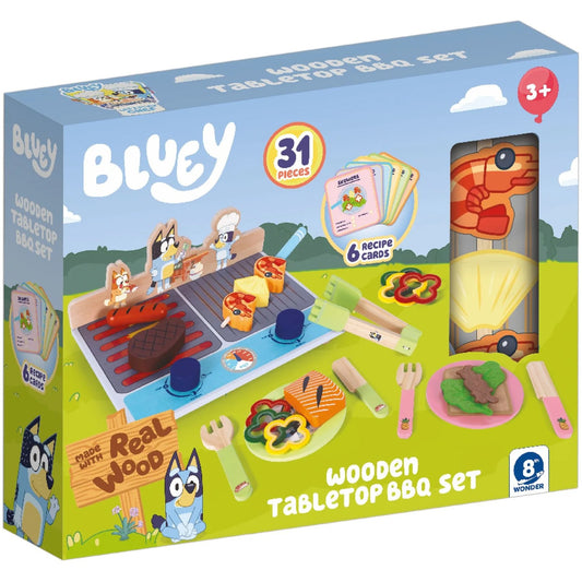 Bluey - Wooden Tabletop BBQ Playset