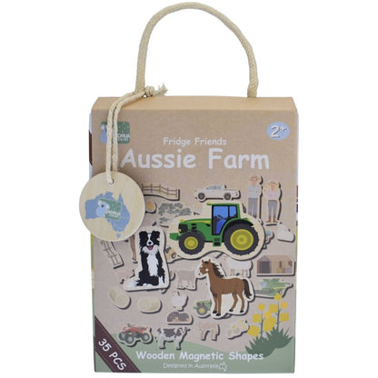 Koala Dream - Fridge Friends Aussie Farm Wooden Magnetic Shapes 35pcs