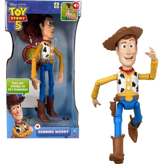 Disney -  and Pixar - Toy Story 5 Running Woody 12 Inch Action Figure - Mattel