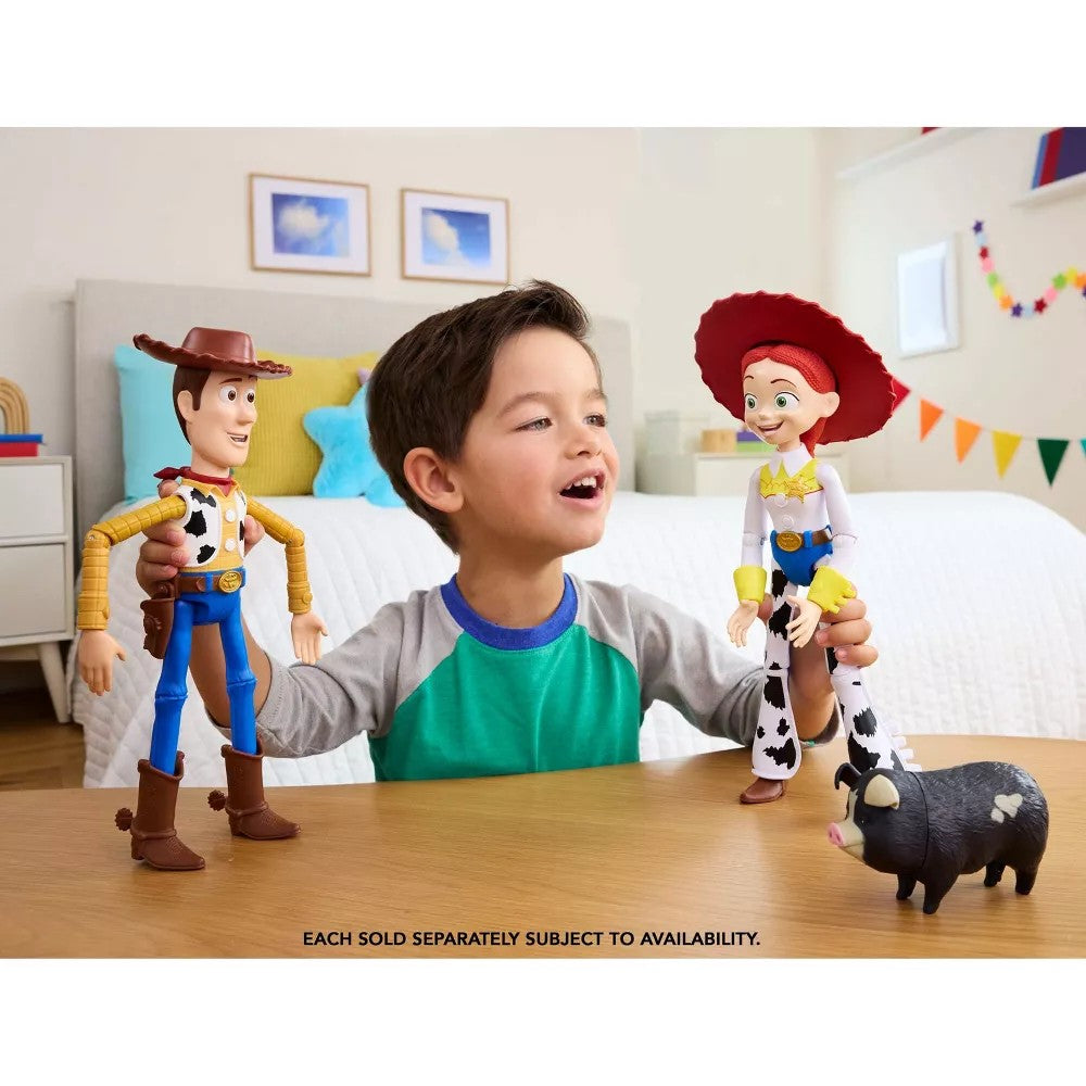 Disney -  Pixar - Toy Story 5 Critter Talk Jessie 12 Inch Action Figure Toy & JD Pig - Mattel