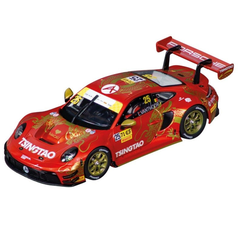 CARRERA EVOLUTION 1:32 – PORSCHE 911 GT3 R "ABSOLUTE RACING, NO.25" MACAO GP W/LIGHTS – SLOT CAR ALSO SUITS SCALEXTRIC