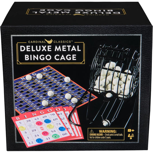 Cardinal Classics - Deluxe Metal Bingo Cage Game