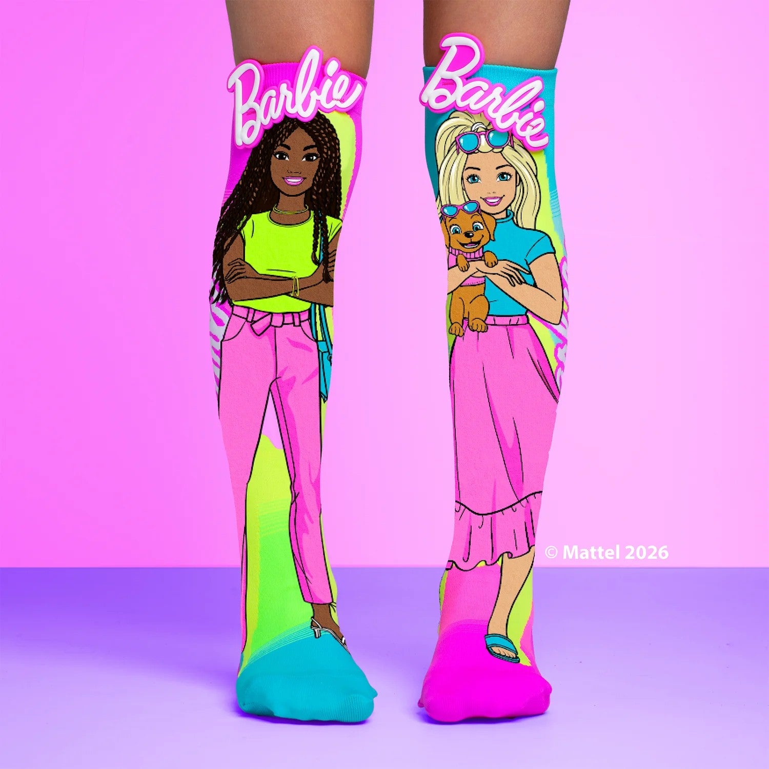Madmia - Barbie Malibu Socks Kids & Adults Age 6y+