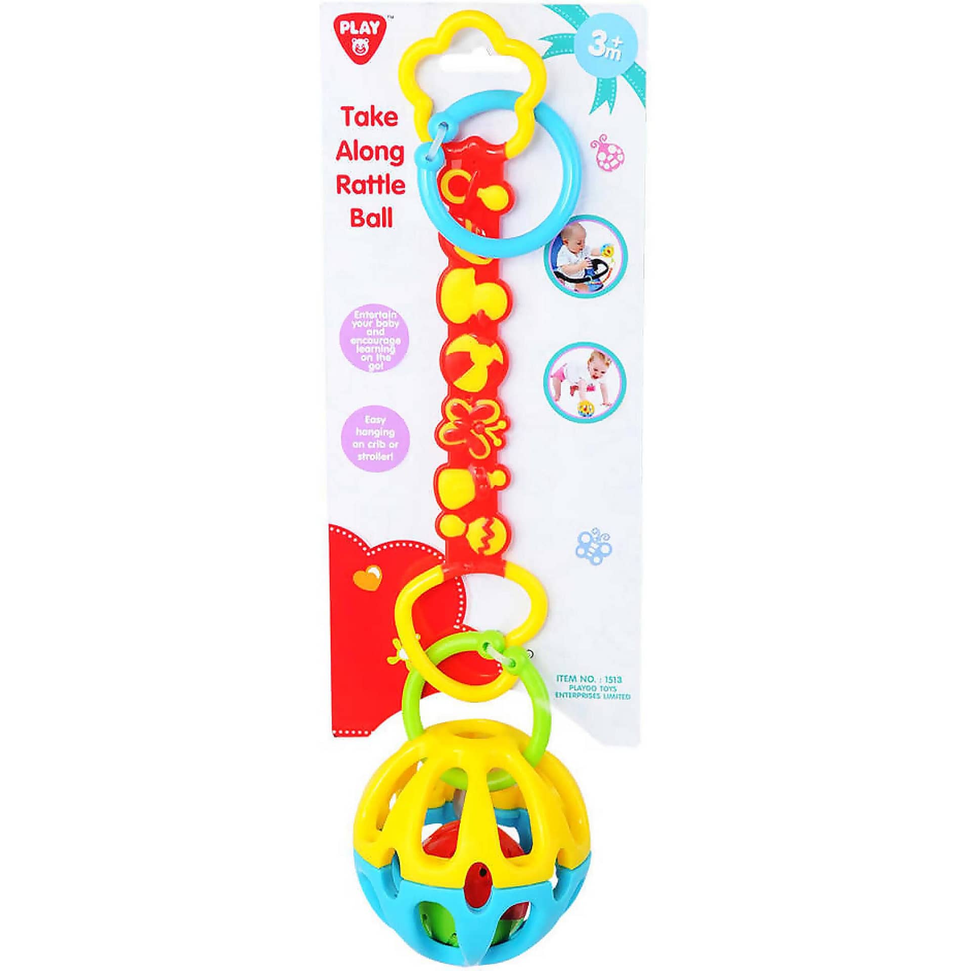 Playgo Toys Ent. Ltd - Take Along Rattle Ball – Toys and Hobbys Australia
