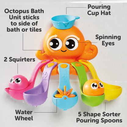 TOMY - 7 In 1 Bath Activity Octopus Playset