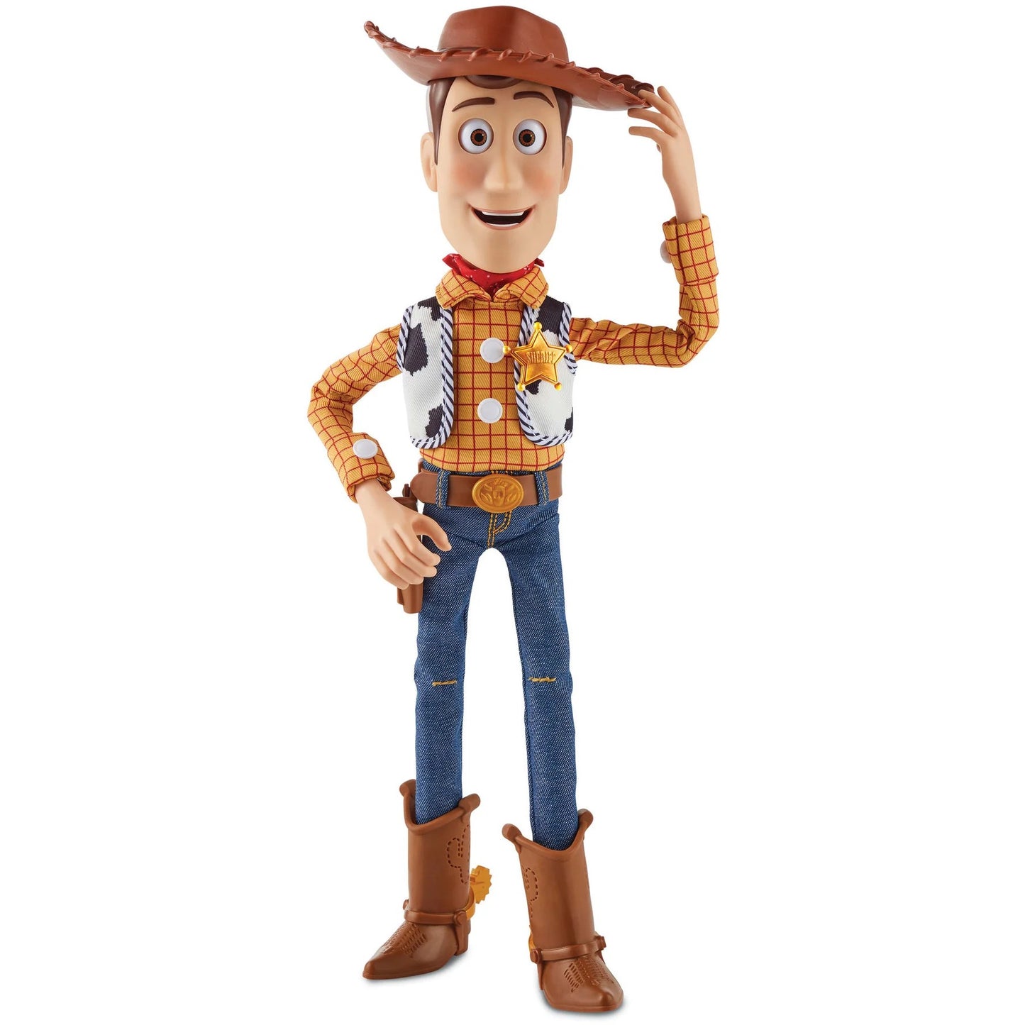Disney -  Pixar - Toy Story 5 Ultimate Action Woody 16-Inch Figure - Mattel