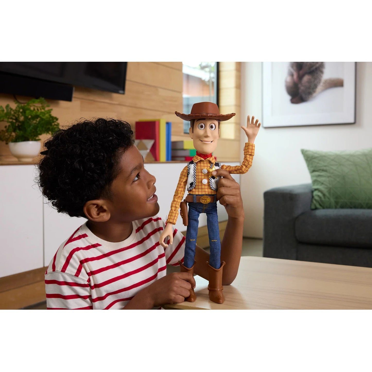 Disney -  Pixar - Toy Story 5 Ultimate Action Woody 16-Inch Figure - Mattel