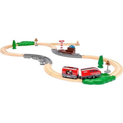 BRIO World - Pull Back Train Set 28 Pieces
