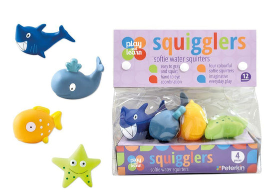 Play And Learn -  Squigglers Water Squirters Sea Creatures