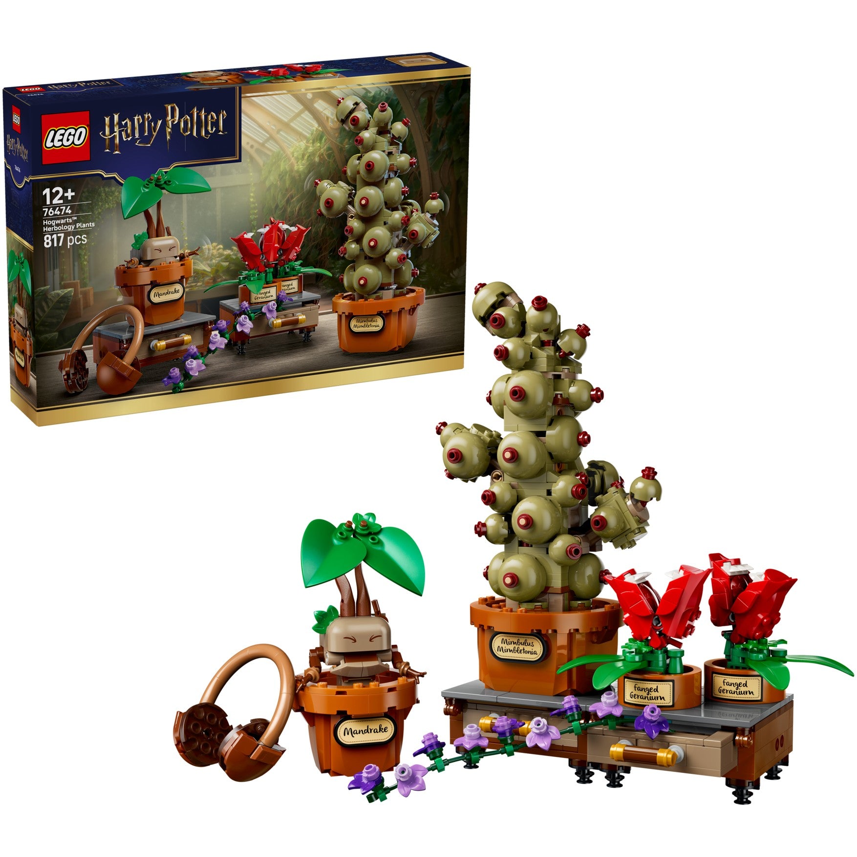 LEGO 76474 Hogwarts Herbology Plants - Harry Potter