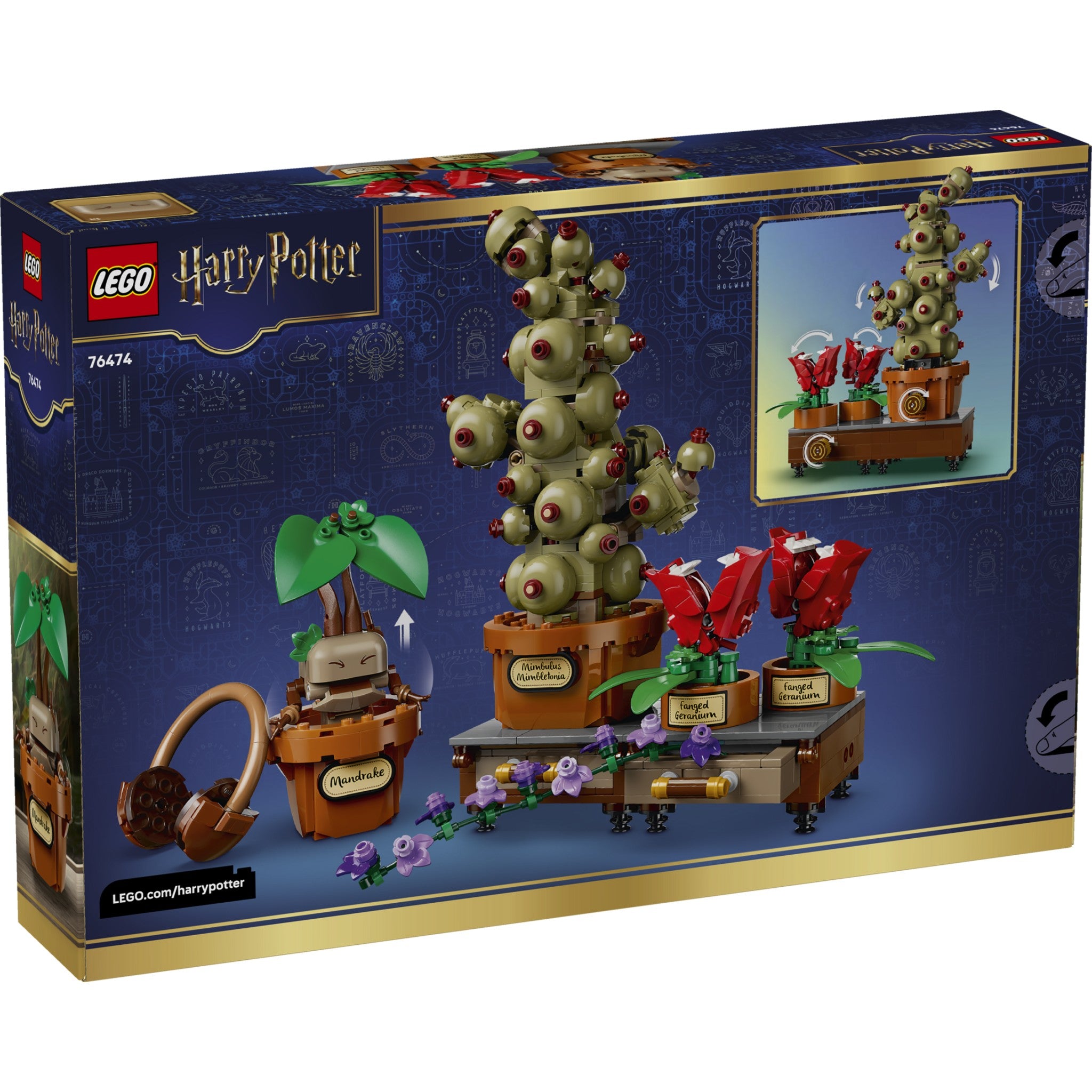 LEGO 76474 Hogwarts Herbology Plants - Harry Potter