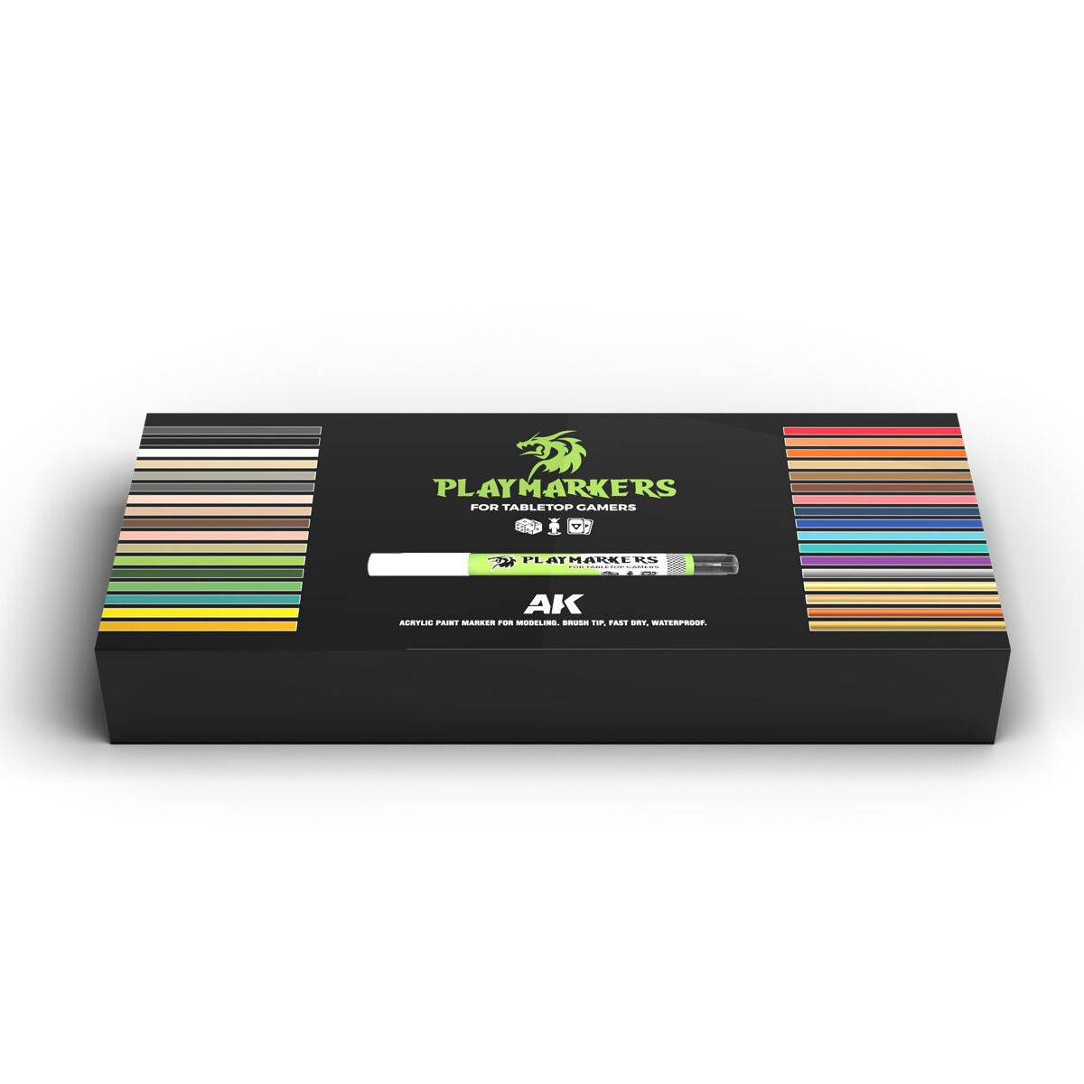 AK INTERACTIVE PLAYMARKERS SPECIAL BOX FULL RANGE 34 COLOUR SET