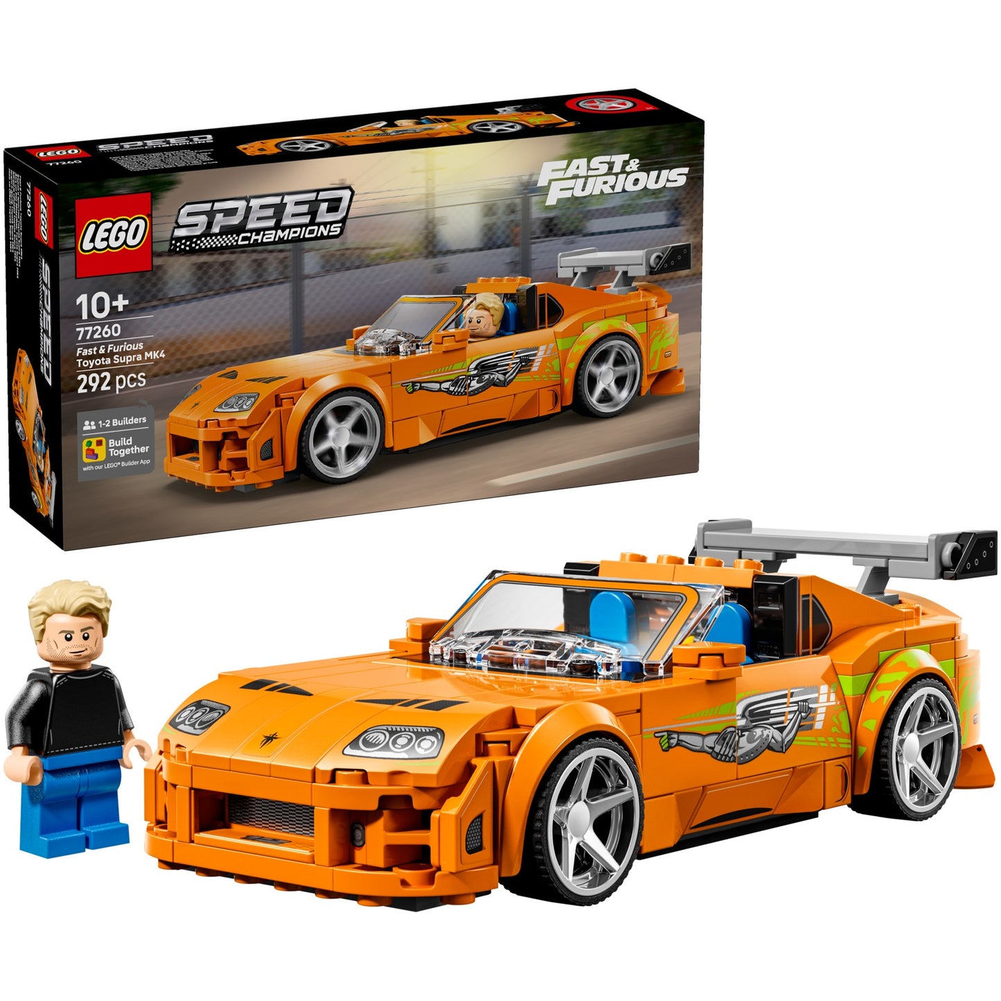 LEGO 77260 The Fast and The Furious Toyota Supra MK4 - Speed Champions