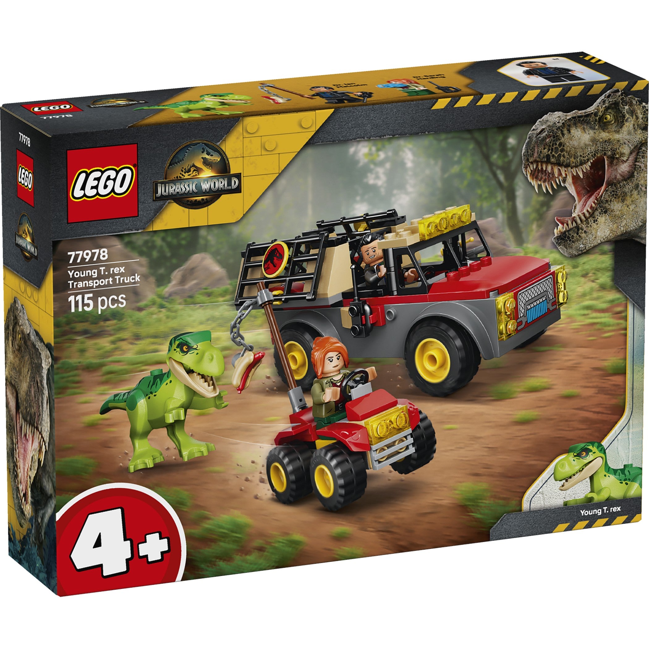 LEGO 77978 Young T. rex Transport Truck - Jurassic World 4+