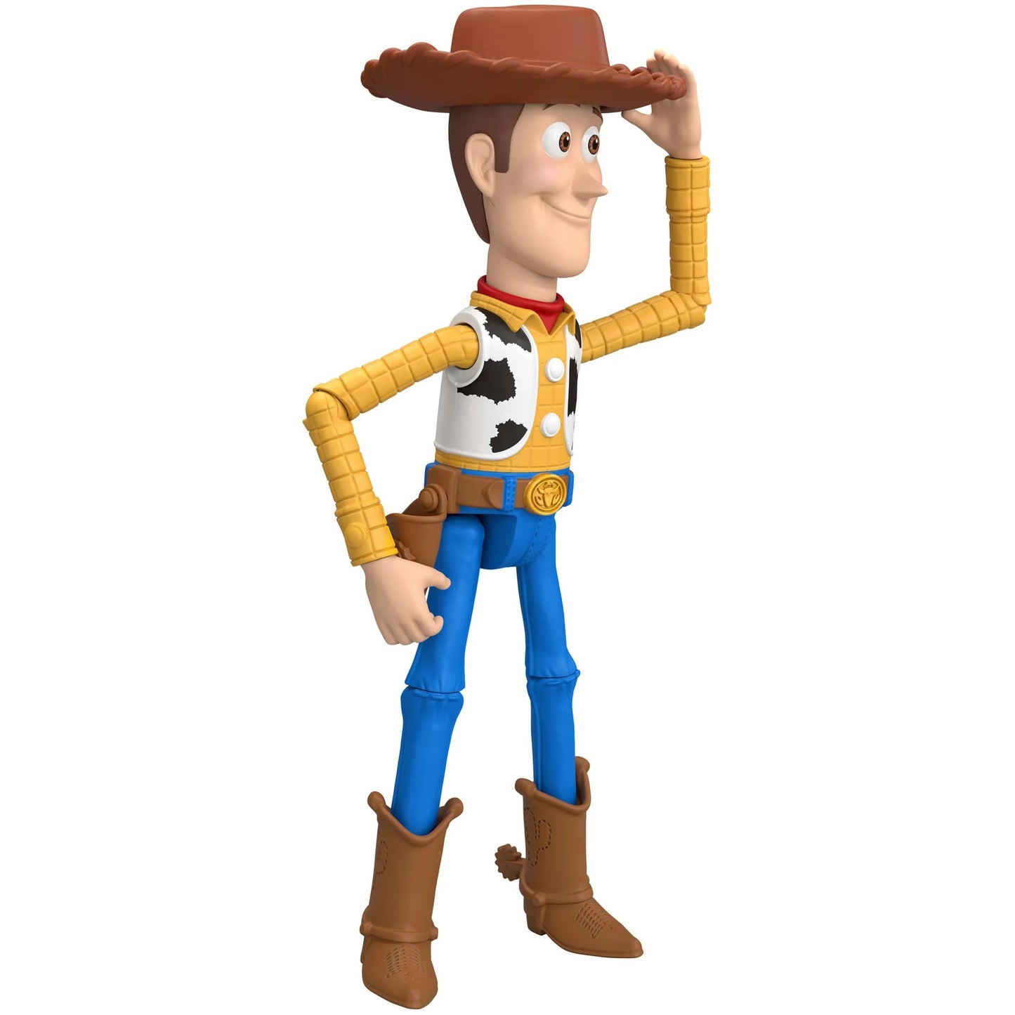 Disney -  and Pixar - Toy Story 5 Woody Action Figure 9-inch Tall Sheriff 14 Posable Joints - Mattel