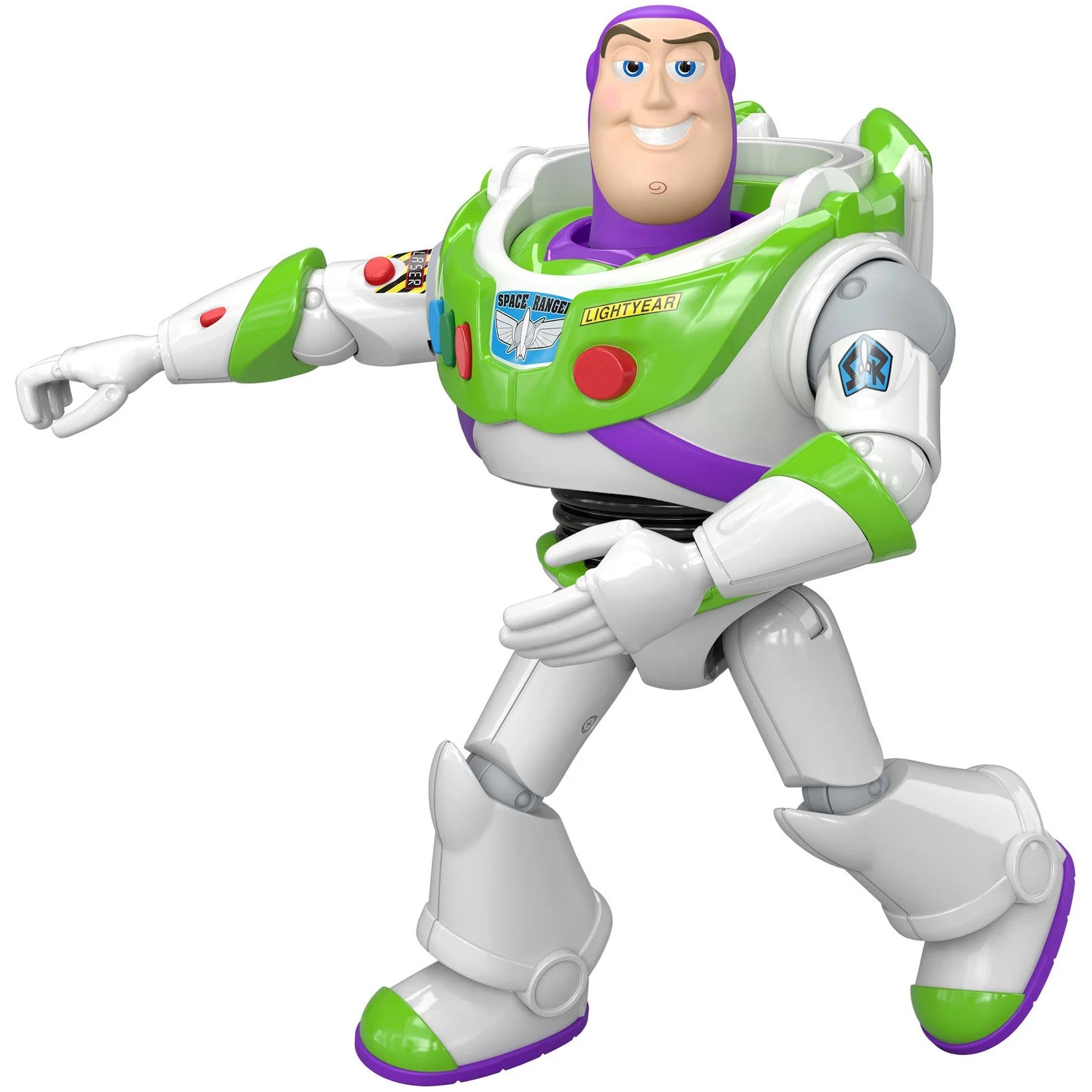 Disney -  Pixar - Toy Story 5 Buzz Lightyear Action Figure 7-inch Tall 10 Posable Joints - Mattel
