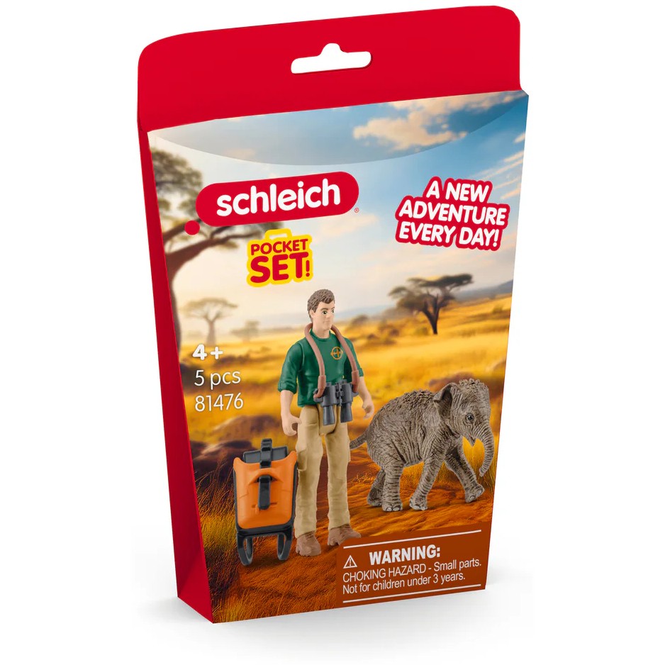 Schleich - Researcher on an Excursion POCKET SET! Figure