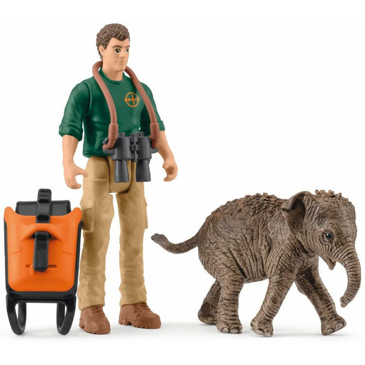 Schleich - Researcher on an Excursion POCKET SET! Figure