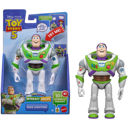 Disney -  Pixar - Toy Story 5 Interactables Buzz Lightyear 7-Inch Figure - Mattel