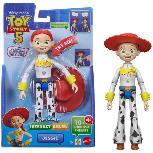 Disney -  Pixar - Toy Story 5 Interactables Jessie 8-Inch Figure - Mattel