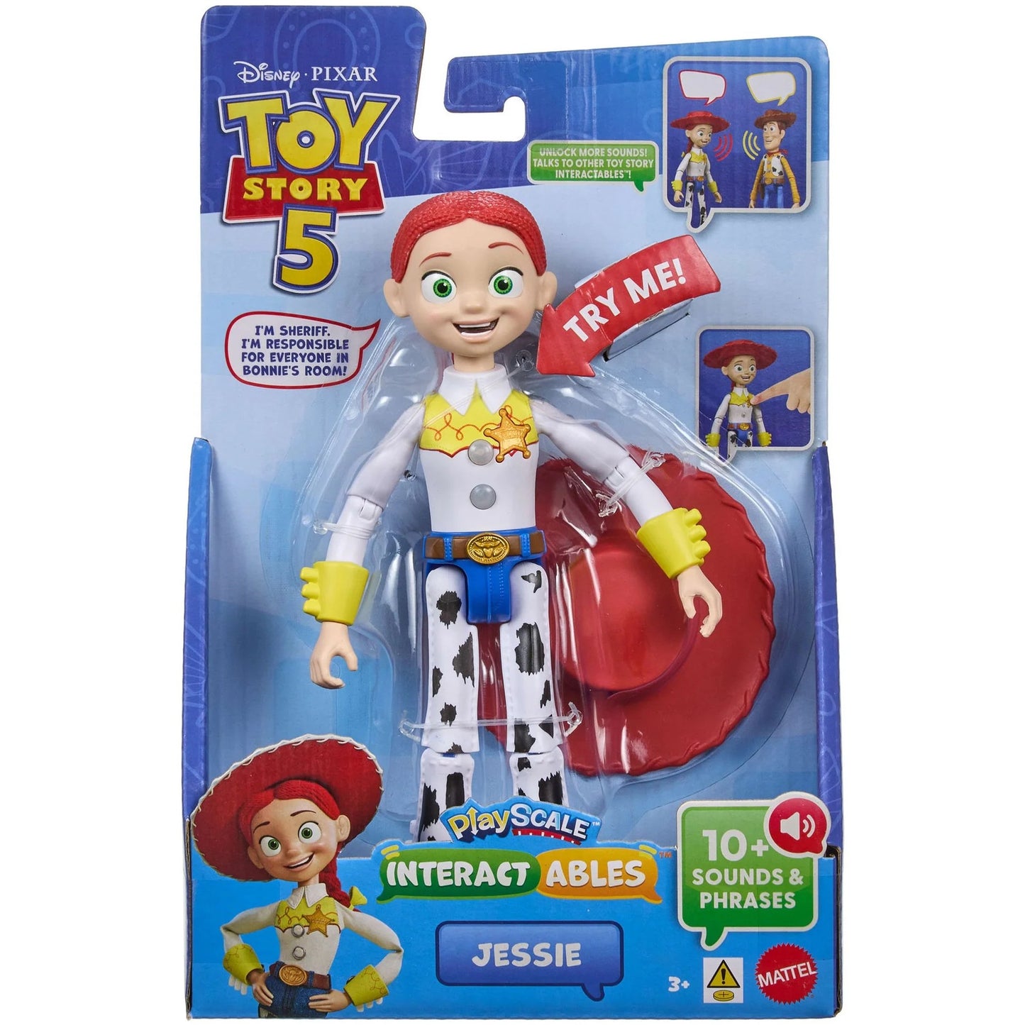 Disney -  Pixar - Toy Story 5 Interactables Jessie 8-Inch Figure - Mattel