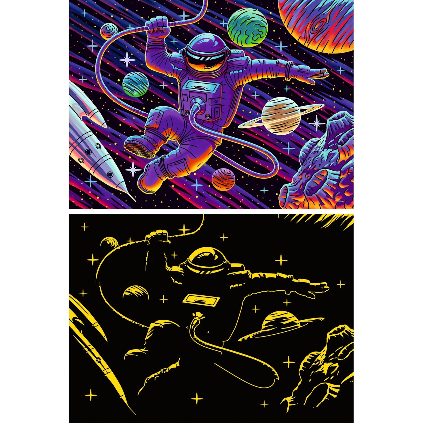 Ravensburger - Starline Outer Space Adventure Jigsaw Puzzle XXL 200 Pieces