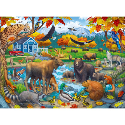 Ravensburger - Wildlife Gathering Jigsaw Puzzle XXL 150 Pieces