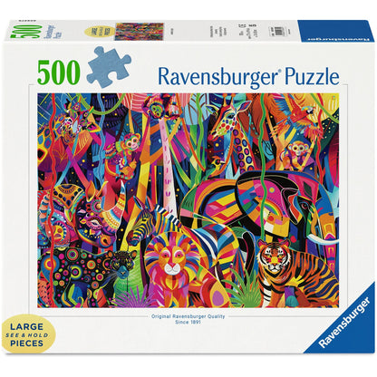 Ravensburger - Jeweled Jungle Jigsaw Puzzle 500 Pieces