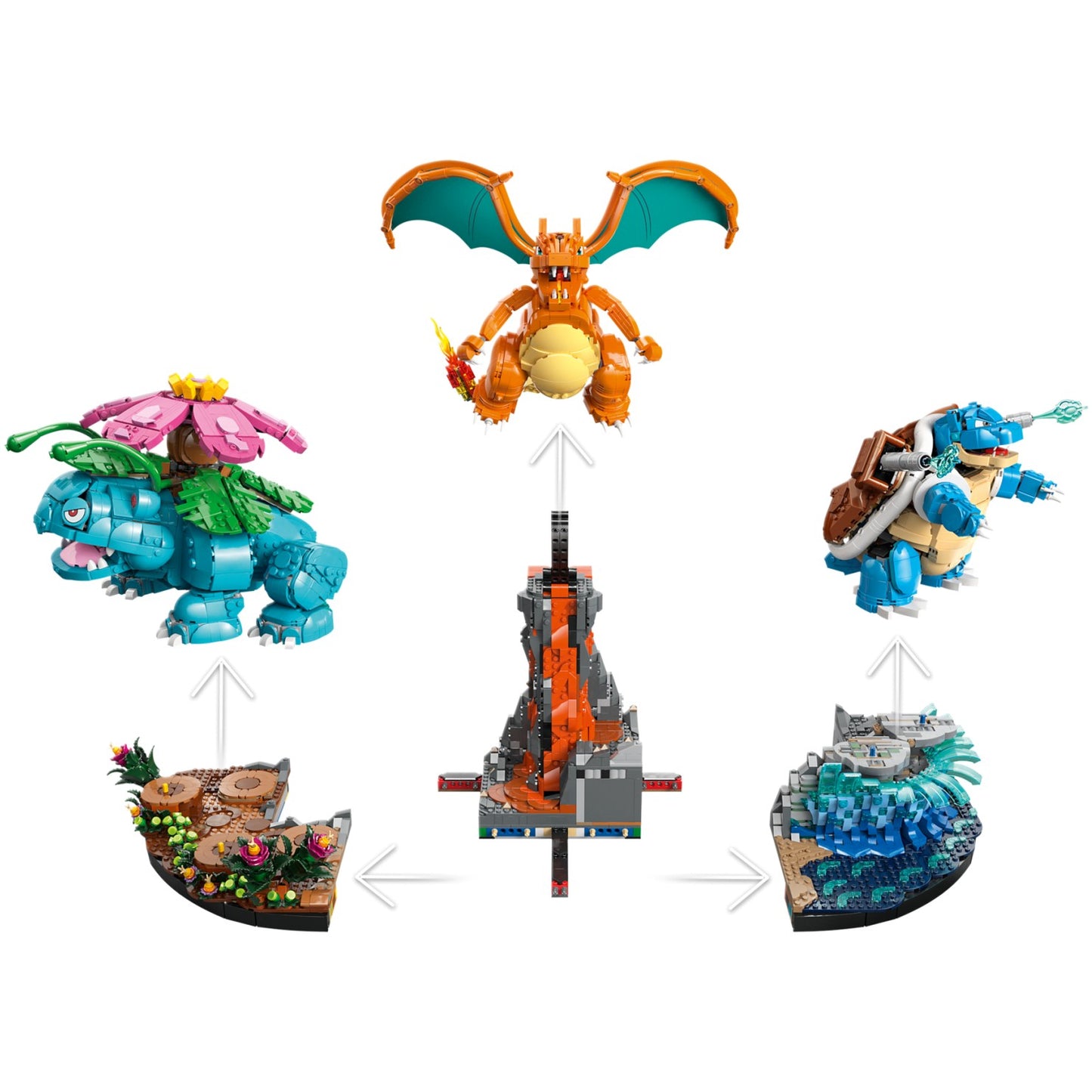 LEGO 72153 Venusaur Charizard and Blastoise - Pokemon