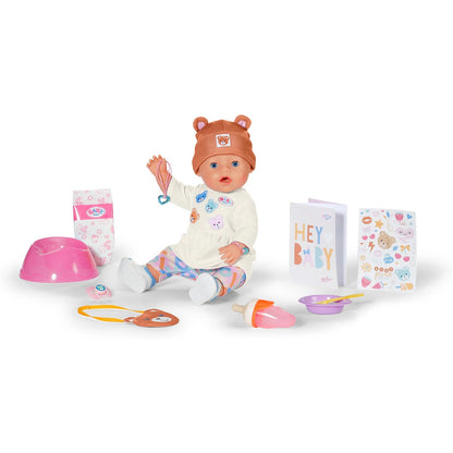 BABY born - Emma in Teddy Style 43cm Baby Doll & Accessories