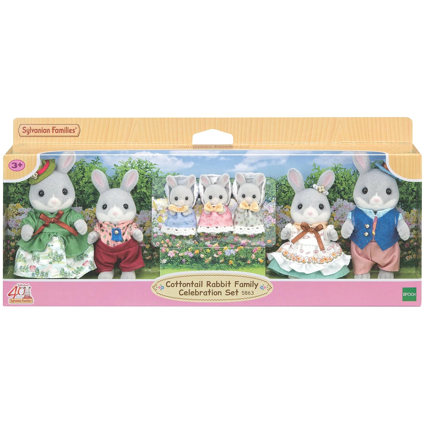Sylvanian Families - Cottontail Rabbit Family Celebration Set