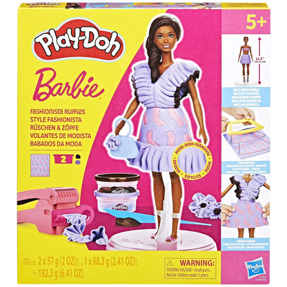Play-Doh - Barbie Fashionista Ruffles Doll Set - Hasbro