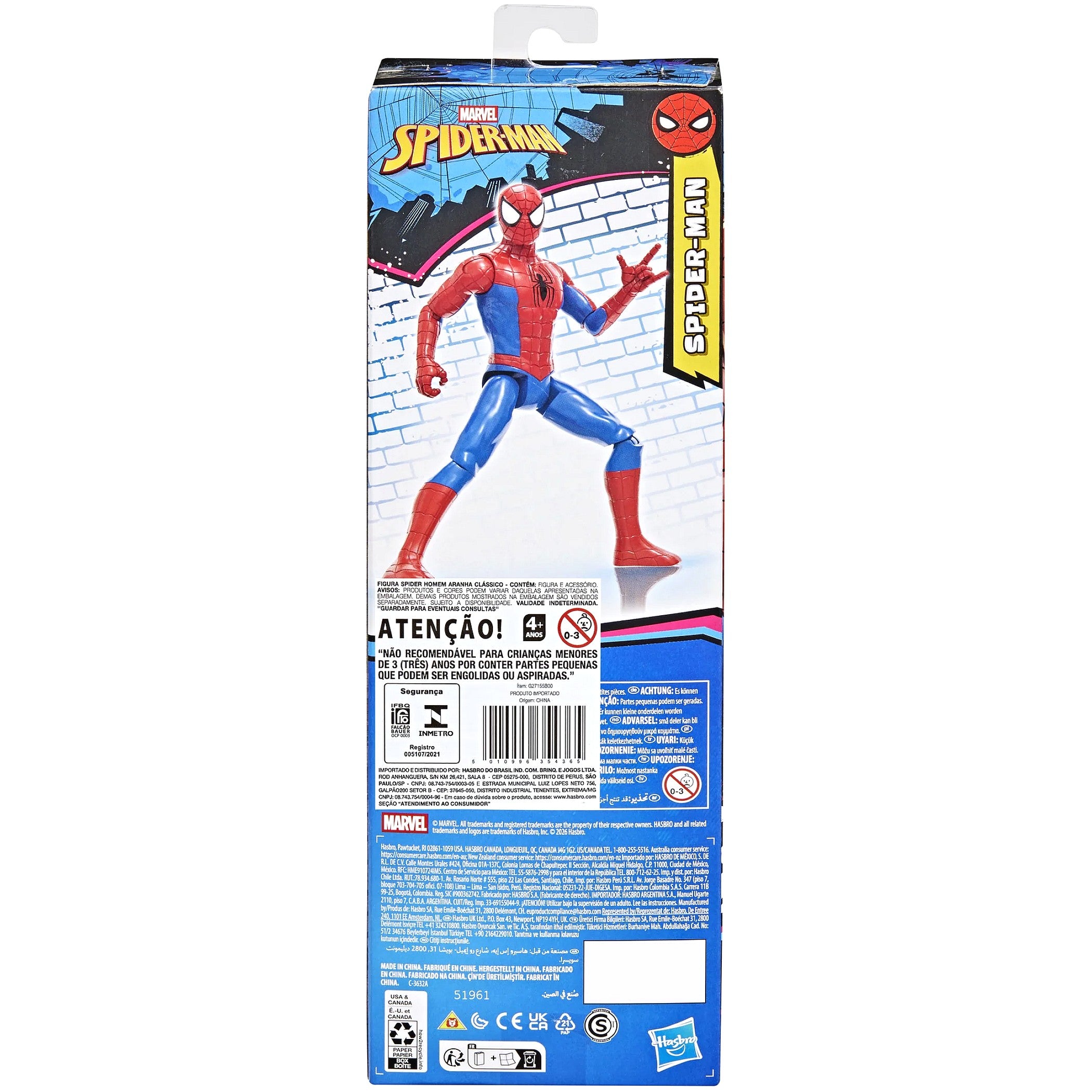 Marvel - Spider-Man Titan Series Spider Man Figure - Hasbro