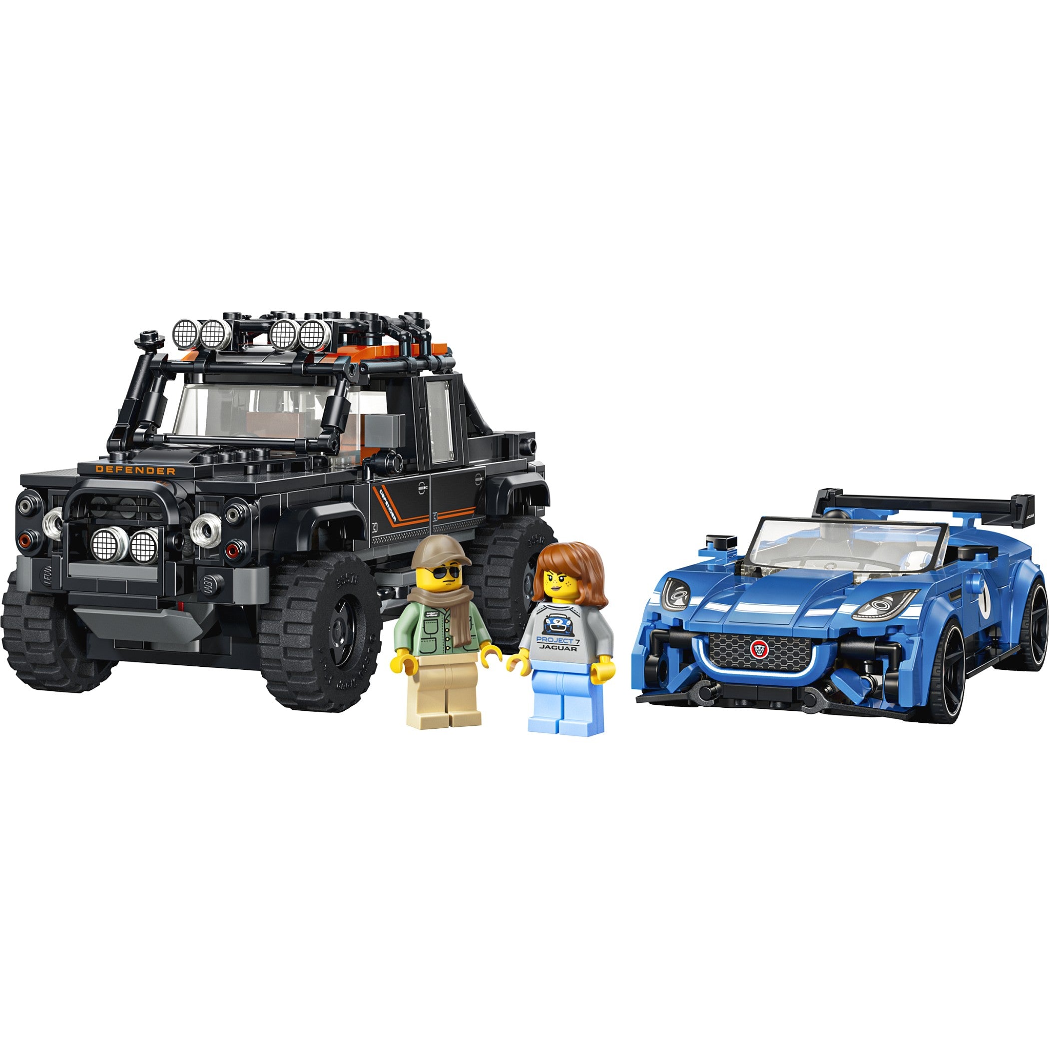 LEGO 77264 Jaguar Project 7 & Land Rover Defender - Speed Champions