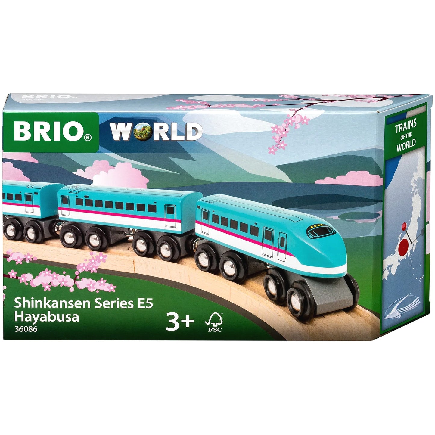 BRIO World - Trains of the World Shinkansen Series E5 Hayabusa Train Set