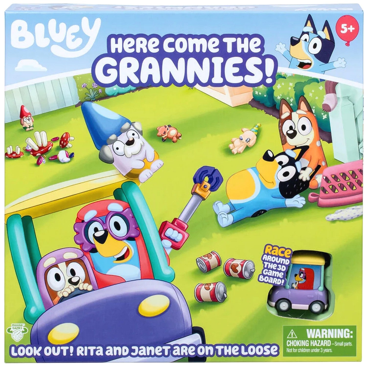 Bluey - Here Come The Grannies! Board Game - Moose Games