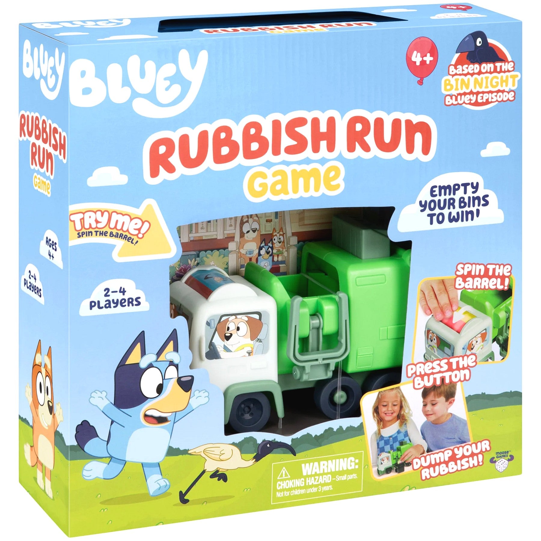 Bluey - Rubbish Run Game - Moose Games