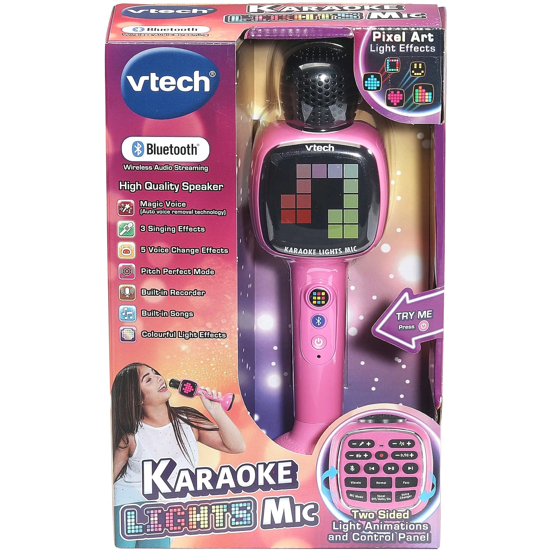 VTech - Karaoke Lights Mic Pink