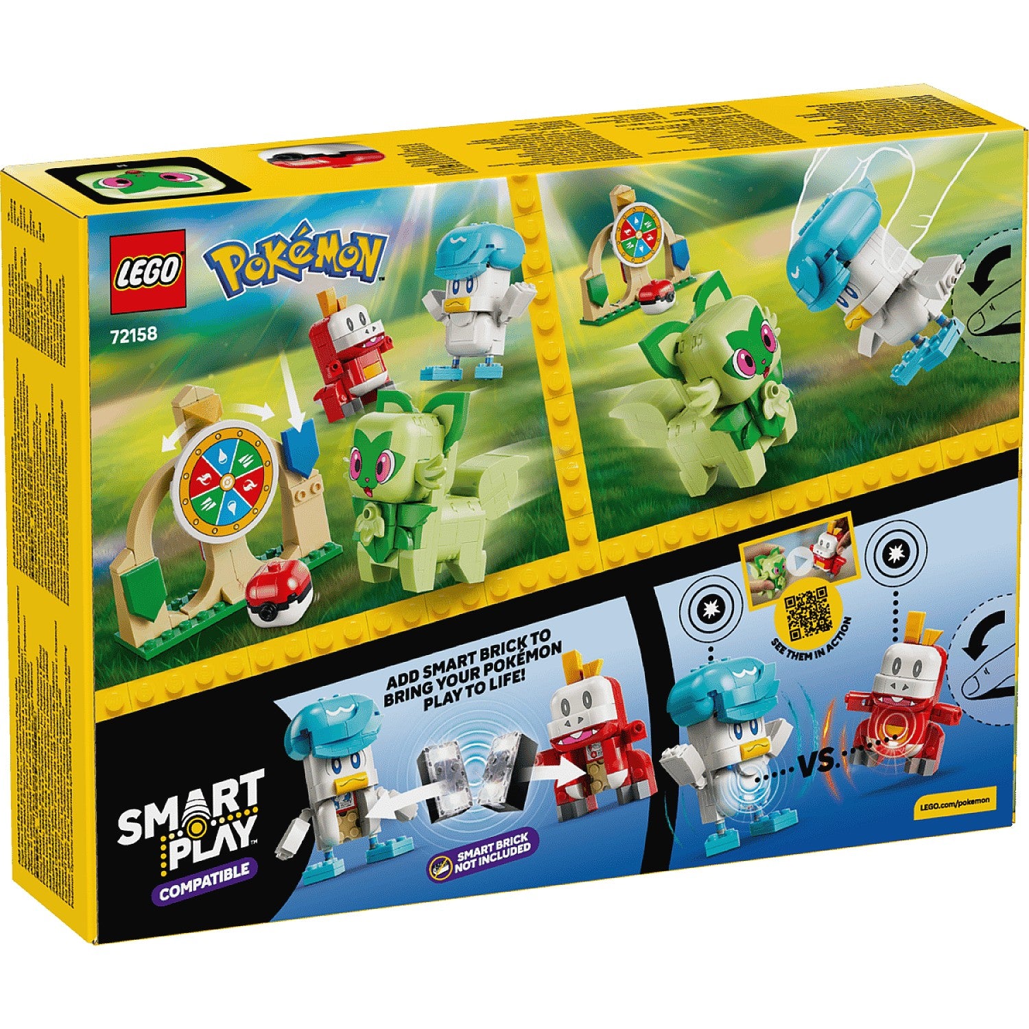 LEGO 72158 SMART Play™ Compatible Sprigatito Fuecoco and Quaxly Battle - Pokemon