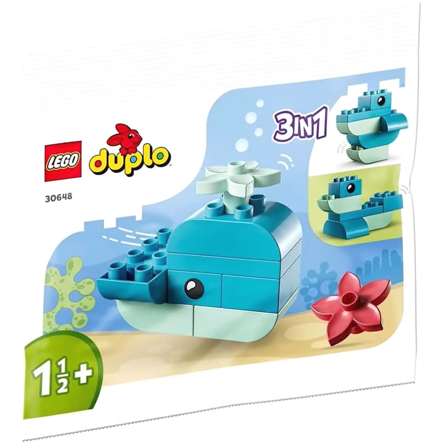 LEGO 30648 My First Whale 3-In-1 Polybag Set - Duplo
