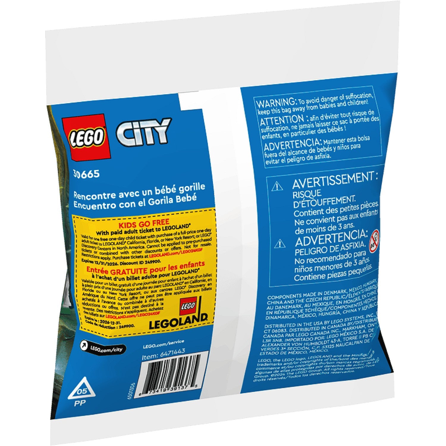 LEGO 30665 Baby Gorilla Encounter - City