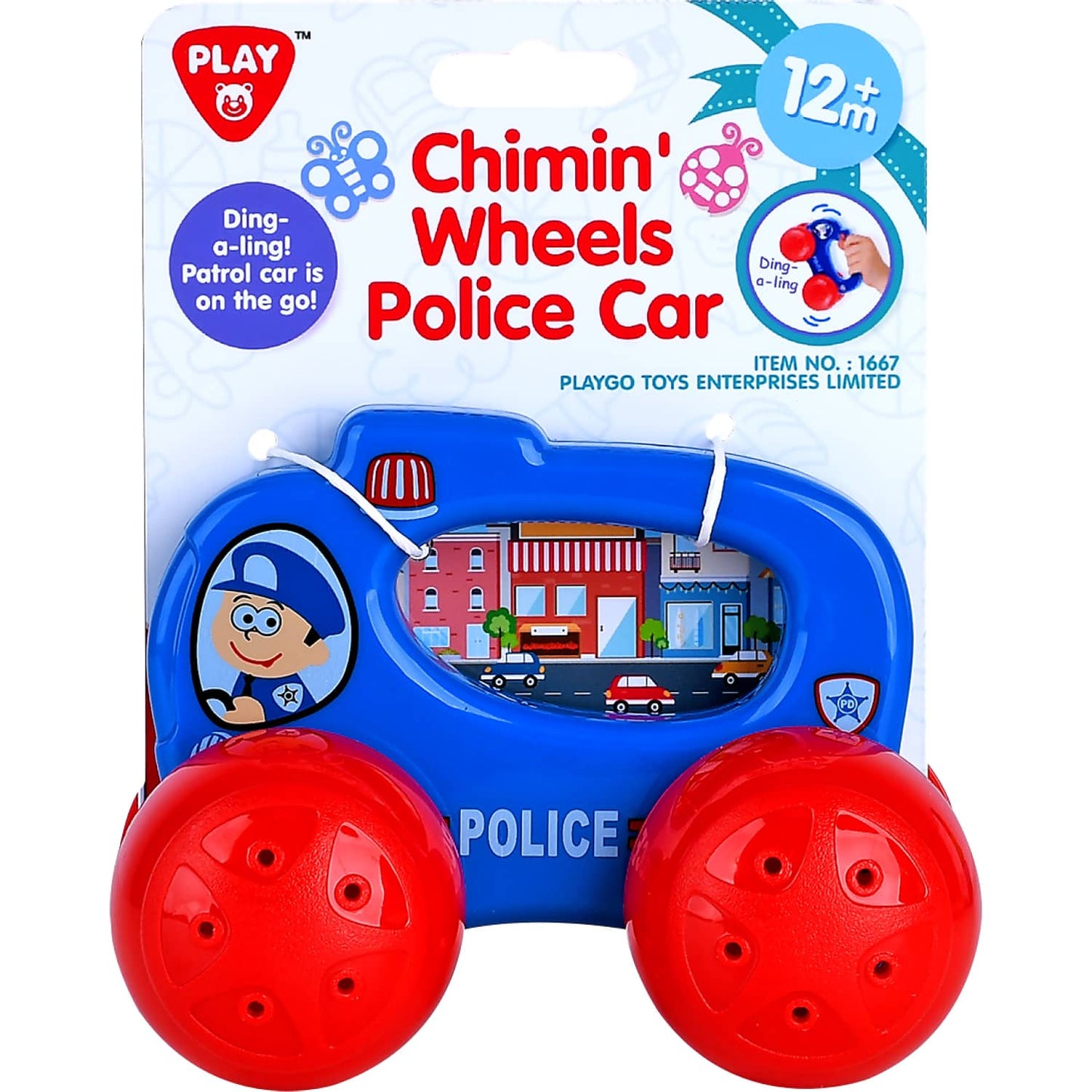 Playgo Toys Ent. Ltd  -  Chimin' Wheels Police Car