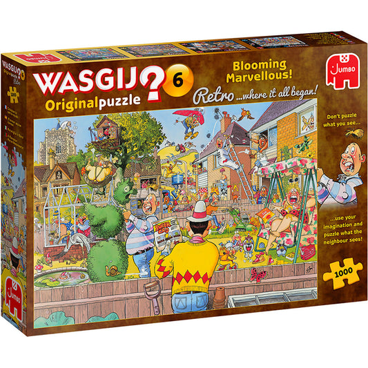 Wasgij - ? - Original 6 Blooming Marvellous! Retro Jigsaw Puzzle 1000 Pieces